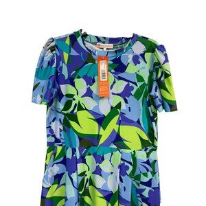 Jude Connally Kaleidoscope Floral Iris Stacey Dress Size Large NWT $218